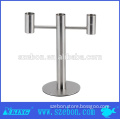 Stainless steel antique candle holder